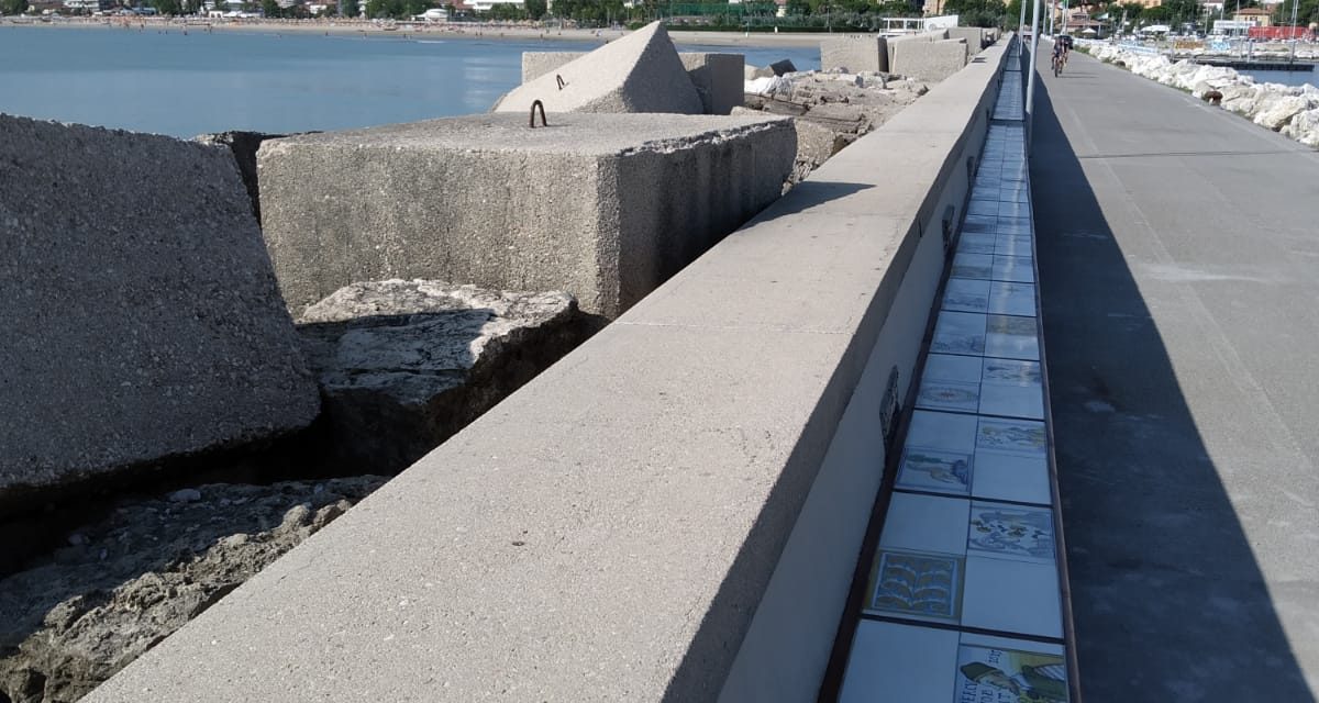 Inaugurazione della passeggiata di Castelli al porto di Giulianova